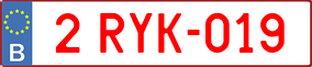 Truck License Plate